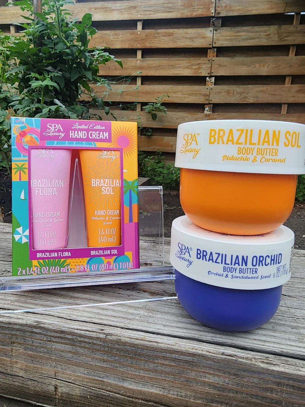 Spa Luxury Brazilian Body Butter & Limited Edition Hand Cream Set